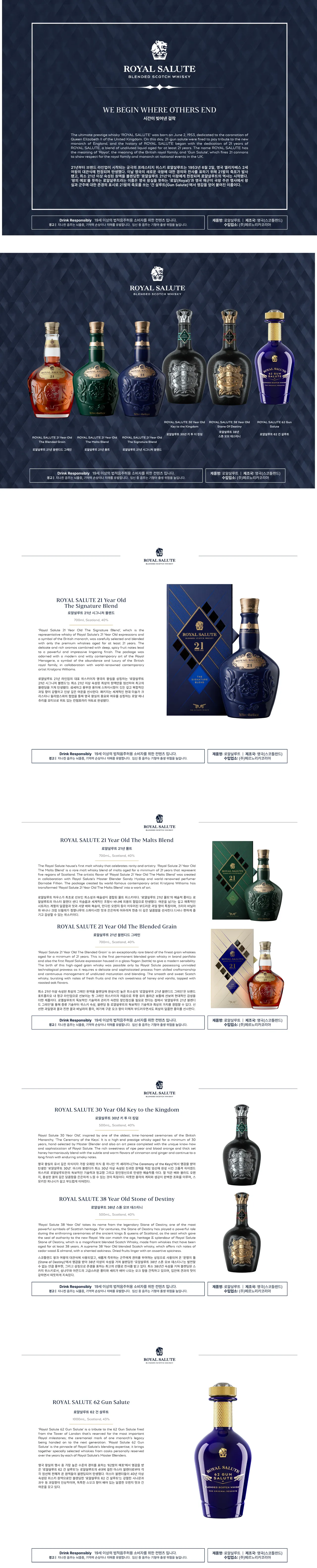 4쪽: Royal Salute (로얄살루트)